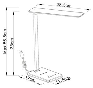 Globo 58400W - LED Lampă de masă dimmabilă BULLA LED/5W/230V