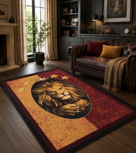 Covor Copii, Aslan, 133x190 cm, 1275 gr mp Multicolor, Dreptunghi, 133 x 190