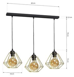 Lustră pe cablu LUPO 3xE27/60W/230V