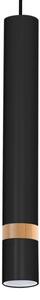 Lustră pe cablu JOKER BLACK WOOD 1xGU10/8W/230V