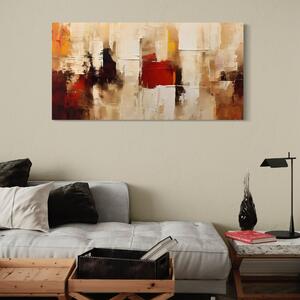 Tablou Canvas Premium LuxCanva® A1625, Abstract Pictures , Room, Decorativ, Cromatic, Contrast, Abstract, Dormitor, Culori Vibrante