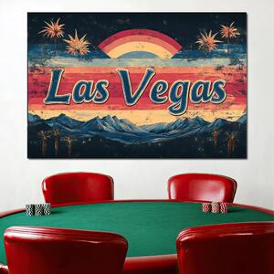 Tablou Canvas Premium LuxCanva® F1016, Orasul Visatorilor , Lumini, Vedete, Film, Desert, Dorinta, Living, Birou, Culori vibrante