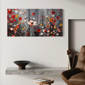 Tablou Canvas Premium LuxCanva® A1629, Minimal Flowers , Living, Flori, Natura, Decorativ, Dormitor, Culori Vibrante