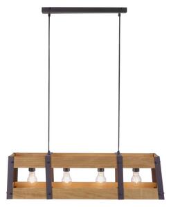 Leuchten Direkt 15721-79 - Lustră pe cablu CRATE 4xE27/60W/230V