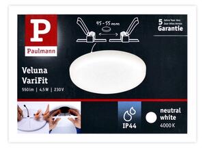 Paulmann 92390 - LED/4,5W IP44 Lampă încastrată baie VARIFIT 230V