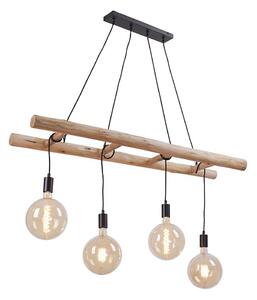 Leuchten Direkt 15025-18 - Lustră pe cablu EDGAR 4xE27/60W/230V