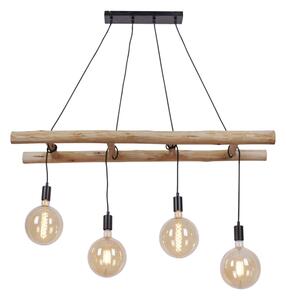 Leuchten Direkt 15025-18 - Lustră pe cablu EDGAR 4xE27/60W/230V
