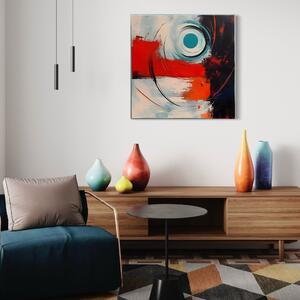 Tablou Canvas Premium LuxCanva® A1639, Viziune Abstracta , Room, Decorativ, Cromatic, Dormitor, Culori Vibrante
