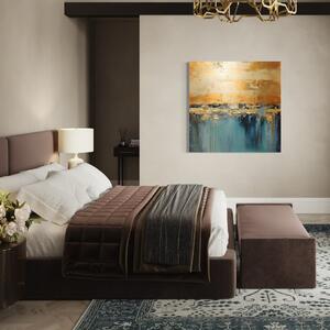 Tablou Canvas Premium LuxCanva® A1643, Blue Contrast , Living, Decorativ, Abstract, Cromatic, Dormitor, Culori Vibrante