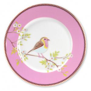 Farfurie din porțelan, Pip Studio, Pink, 21cm, colecția Early Bird