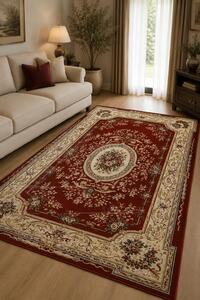 Covor Living Dormitor, Lotos 568 210, Rosu Rosu, Dreptunghi, 50x80