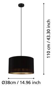 Eglo 99273 - Lustră pe cablu ESTEPERRA 1xE27/40W/230V