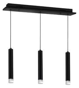 LED Lustră pe cablu CARBON 3xLED/15W/230V