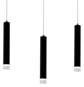 LED Lustră pe cablu CARBON 3xLED/15W/230V
