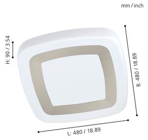 Eglo 99109 - Plafonieră LED RUIDERA LED/22W/230V