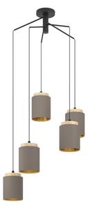 Eglo 99447 - Lustră suspendată cu cablu ALBARIZA 5xE27/40W/230V stil păianjen