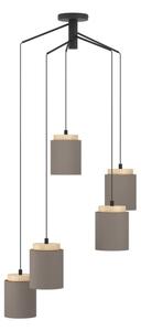 Eglo 99447 - Lustră suspendată cu cablu ALBARIZA 5xE27/40W/230V stil păianjen