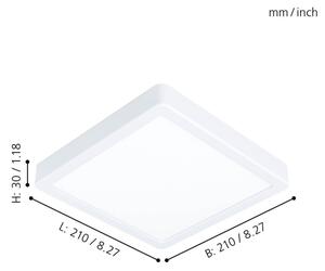 Eglo FUEVA 99237 - Plafonieră LED, 5 x LED, 16,5 W, 230 V