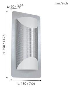Eglo 98716 - Aplică de exterior CISTIERNA 1 2xE27/10W/230V IP44