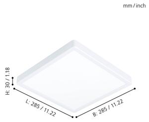Eglo 99238 - Plafonieră LED FUEVA 5 LED/20W/230V