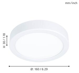 Eglo 99225 - Plafonieră LED FUEVA 5 LED/10,5W/230V