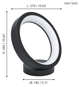 Eglo 99029 - Lampă de masă LED RGB dimabilă MARGHERA-C LED/16W/230V