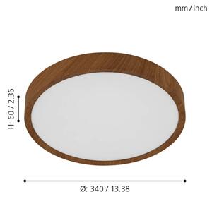 Eglo 98601 - Plafonieră LED MUSURITA LED/14,6W/230V