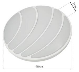 Plafonieră LED dimabilă SHELL WHITE LED/40W/230V + telecomandă