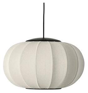 Knit-Wit 45 Oval LED Lustră Pendul Pearl White - Made By Hand