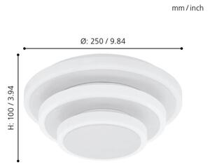 Eglo 98676 - Plafonieră LED ELGVERO LED/11,4W/230V + LED/8,6W + LED/5,4W