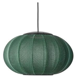 Knit-Wit 45 Oval LED Lustră Pendul Tweed Green - Made By Hand