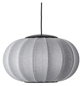 Knit-Wit 45 Oval LED Lustră Pendul Silver - Made By Hand