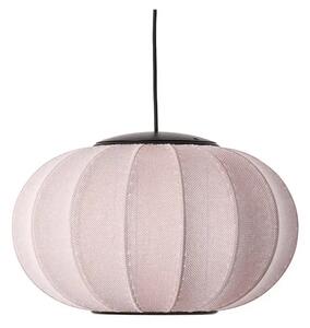 Knit-Wit 45 Oval LED Lustră Pendul Light Roz - Made By Hand