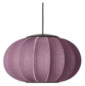 Knit-Wit 45 Oval LED Lustră Pendul Burgundy - Made By Hand