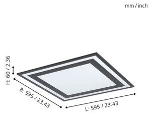 Eglo 99039 - Plafonieră LED SAVATARILA LED/36W/230V