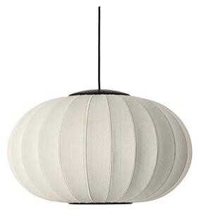 Knit-Wit 57 Oval LED Lustră Pendul Pearl White - Made By Hand