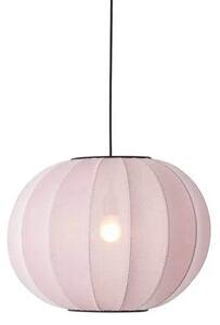 Knit-Wit 45 Round LED Lustră Pendul Light Roz - Made By Hand