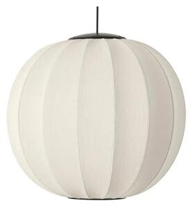 Knit-Wit 60 Round LED Lustră Pendul Pearl White - Made By Hand