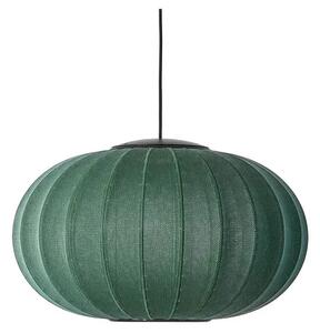 Knit-Wit 57 Oval LED Lustră Pendul Tweed Green - Made By Hand