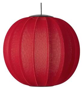 Knit-Wit 60 Round LED Lustră Pendul Maple Red - Made By Hand