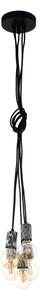 Eglo 43314 - Candelabru suspendat pe cablu COULSDON, 5 x E27, 10 W, 230 V