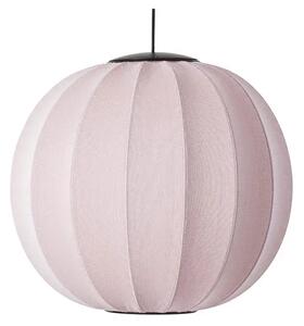 Knit-Wit 60 Round LED Lustră Pendul Light Roz - Made By Hand