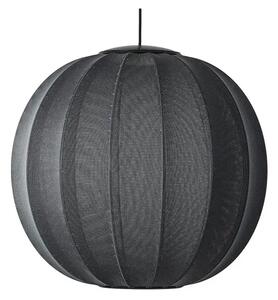 Knit-Wit 60 Round LED Lustră Pendul Black - Made By Hand