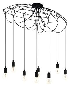Eglo 43322 - Lustră pe cablu HOGSMILL 8xE27/40W/230V