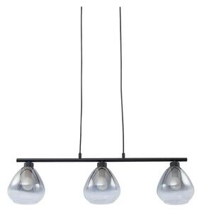 Pendura Lustră Pendul Negru/Fum Gri - Lindby