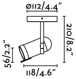 Faro 43530 - Lampă spot ORLEANS 1xGU10/8W/230V negru