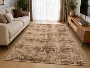 Covor Living Dormitor, Model Mondo 74GBE, Crem Maro 120 x 170