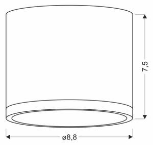 Plafonieră LED TUBA LED/9W/230V