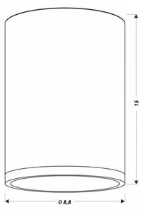 Plafonieră LED TUBA LED/9W/230V
