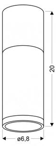 Plafonieră TUBA GU10/15W/230V